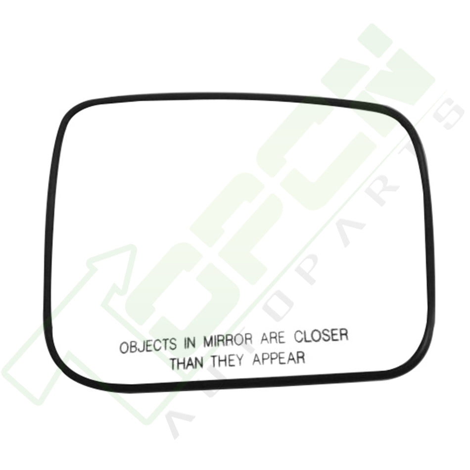 Chrome View Mirror Glass w/Plate 2008-15 Fits Nissan ROUGE Right Side RH