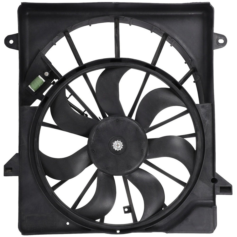 Electric Radiator Fan Assembly Fits 2008 2009 2010 2011 2012 Jeep Liberty