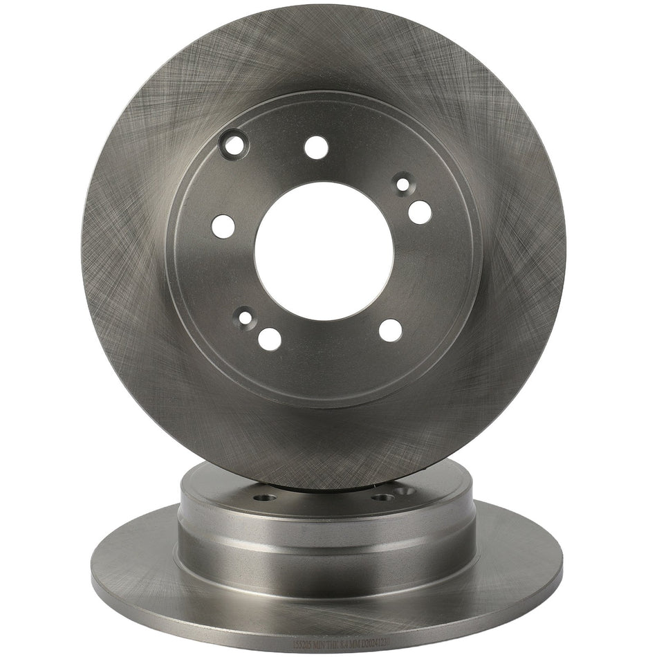Rear Brake Rotor Discs 13-15 For Kia Optima Cadenza For Hyundai For Sonata Azera