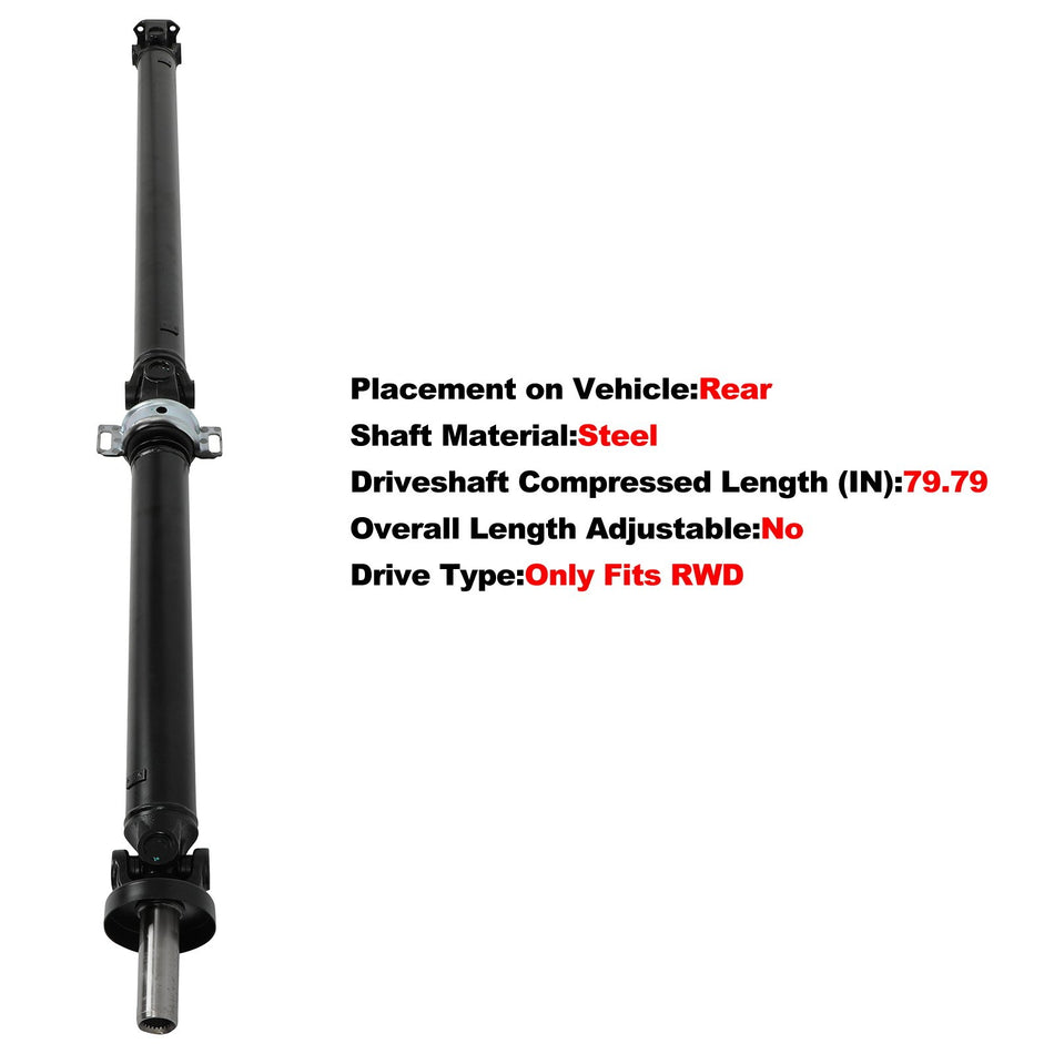 Drive Shaft Rear fits Toyota Tacoma 2005-2010 V6 4.0L 3710004352 936-726
