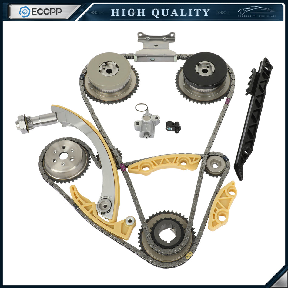 Timing Chain Kit with VVT Gears Fits 06-12 Chevrolet Pontiac Saturn 2.0L 2.4L DOHC 132681