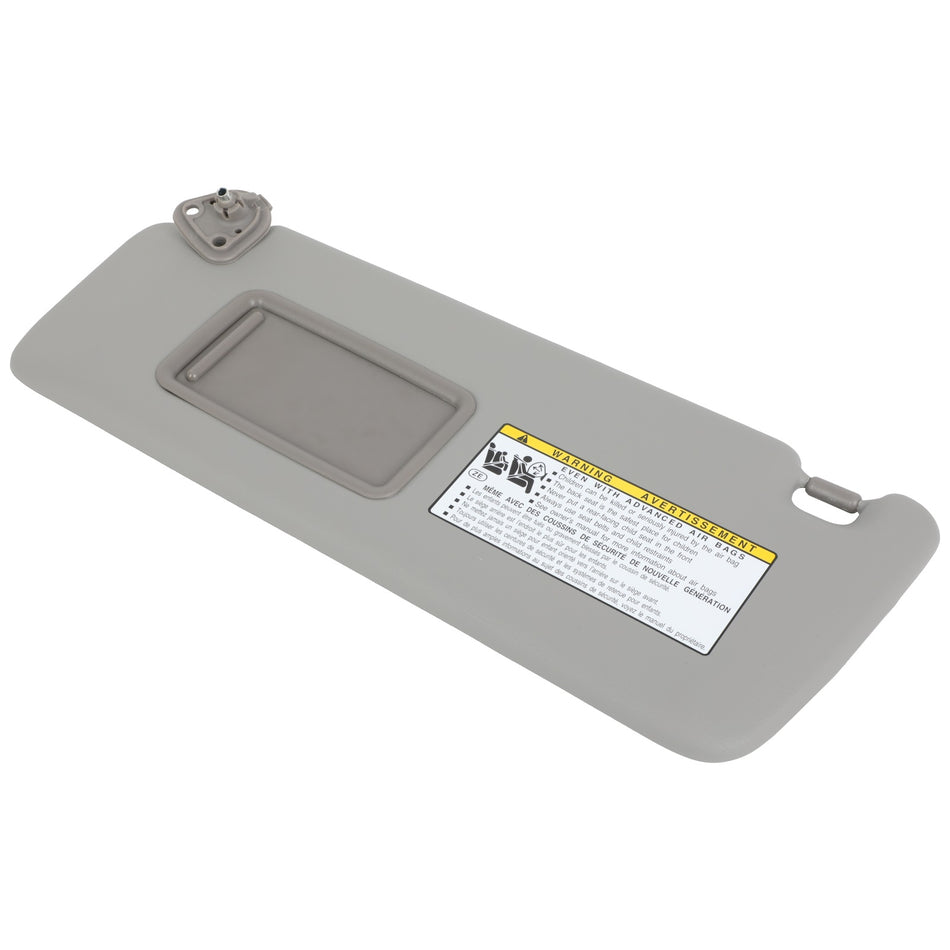 For 2004-2007 Toyota Highlander 2.4L 3.3L Left Sun Visor Gray W/O Light