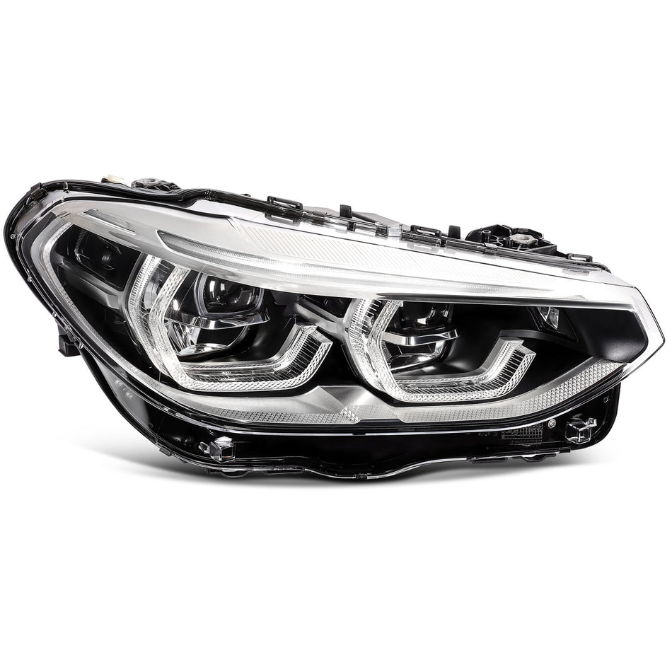 For BMW X3 X4 2.0L 3.0L 2018-2021 LED Headlight Assembly Right Passenger Side