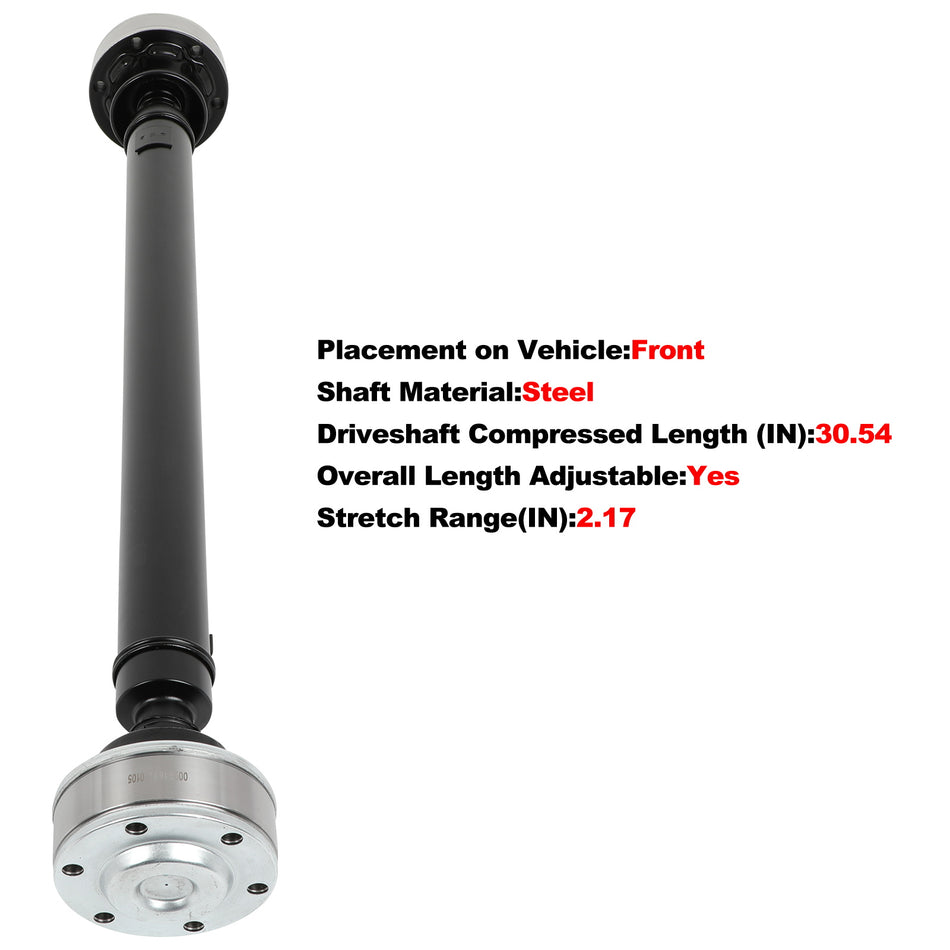 Drive Shaft fits Ford F-150 2010-2014 V8 6.2L 4WD Front 65-2001 938-082