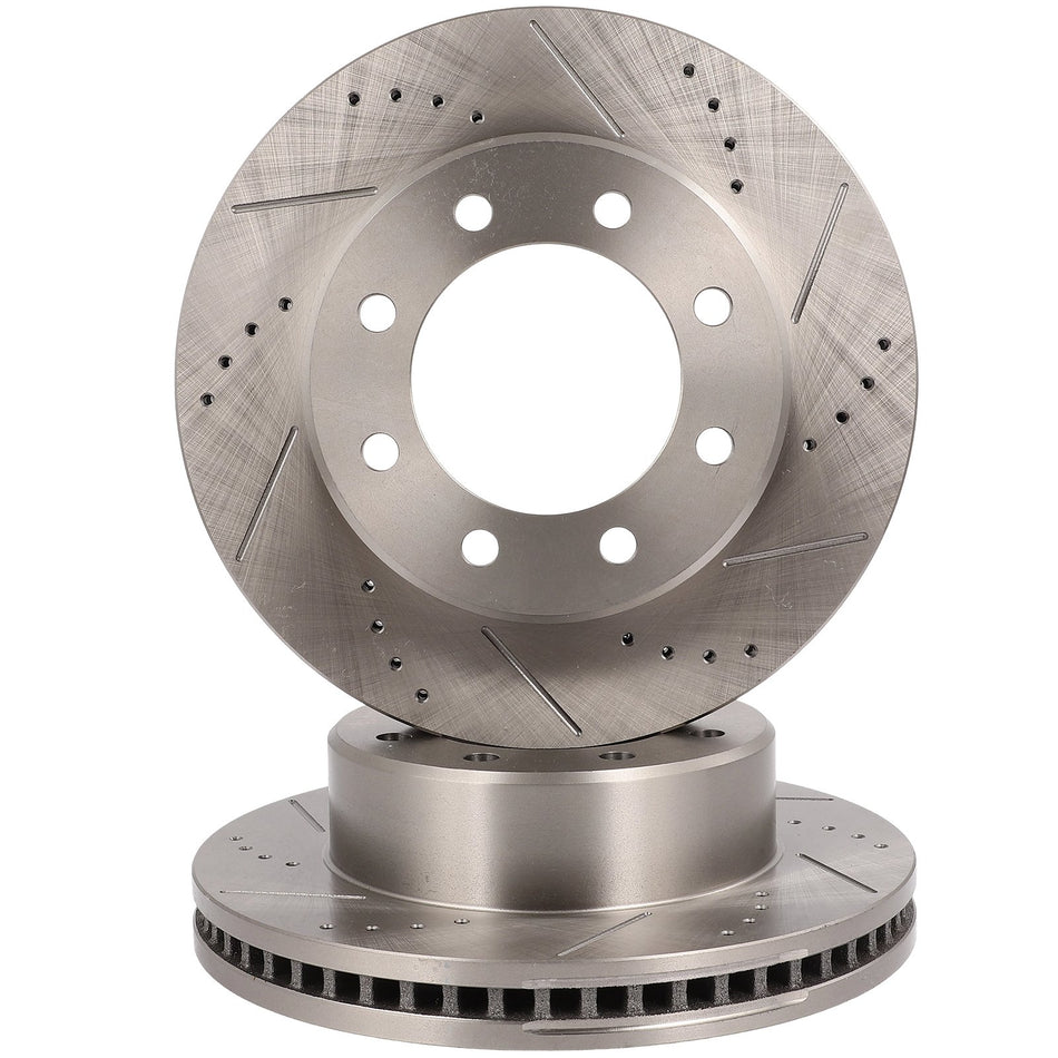 Fits Dodge Ram 2500 2009-2010 For Ram 1500 2012 Tradesman Hd Brake Rotors Front