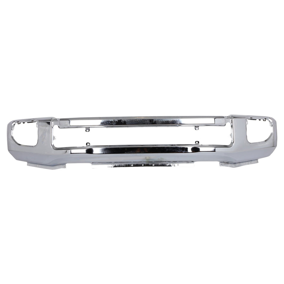 Front For 2020 2021 2022 Ford F250 F350 NEW Chrome Steel Bumper Face Bar w/ Fog
