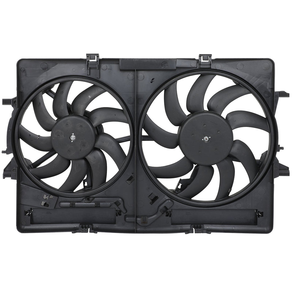 Electric Radiator Condenser Fan Assembly Fits 2010 2011 2012 2013-2016 Audi A5