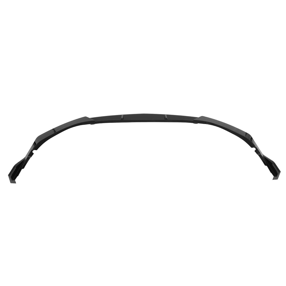 For 2021with Toyota Camry SE XSE Sport Front Bumper Lip Spoiler Glossy Black