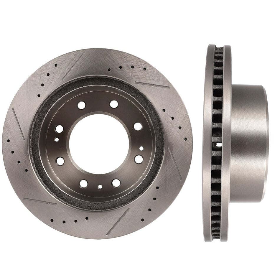 For Chevrolet 2011 2012 - 2023 For Silverado 3500 Hd Drill Brake Rotors Front