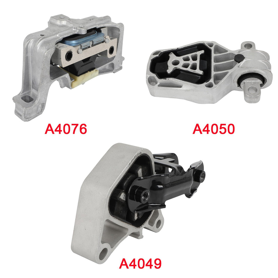 Engine Motor & Trans Mount 3Pc Set For 2015-2019 GLA250 L4 2.0L X166/X167 Series