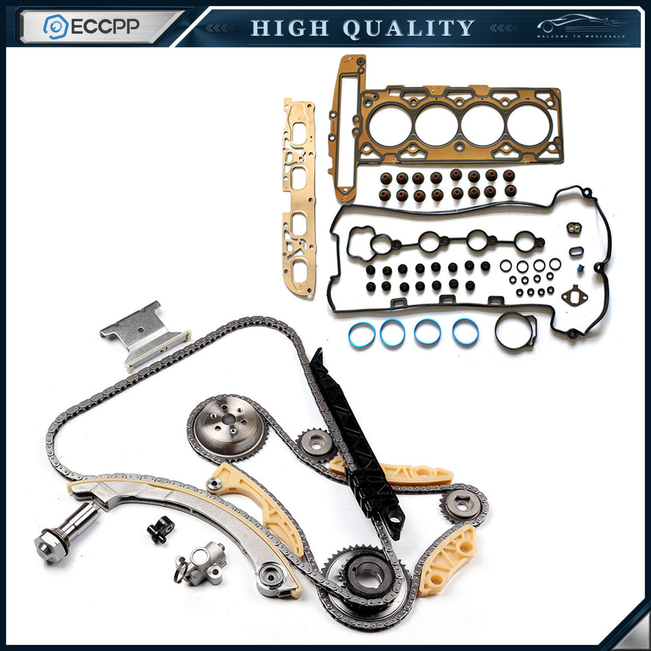 Timing Chain Kit Head Gasket Set For Chevrolet Cobalt HHR 2.2L Malibu 2.4L 839980