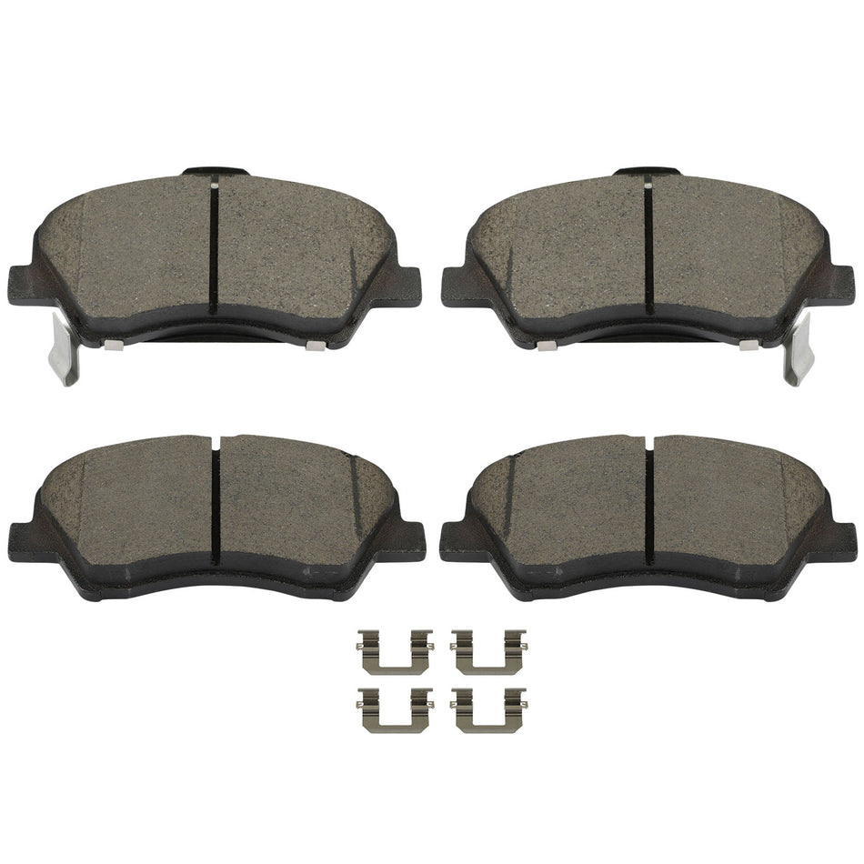 2190 4PCS Front Ceramic Brake Pads Kit 2018 2019-2022 For Hyundai For ACCENT
