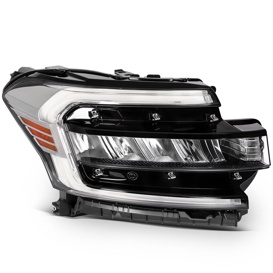 For Ford Expedition 3.5L 2022-2024 LED Headlight Assembly Right Side Chrome