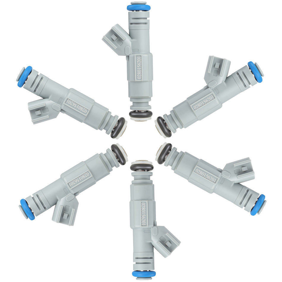 6 Pcs Fuel Injectors For Pontiac Grand Prix 3.8L 2004 2005 2006-2007 12576416