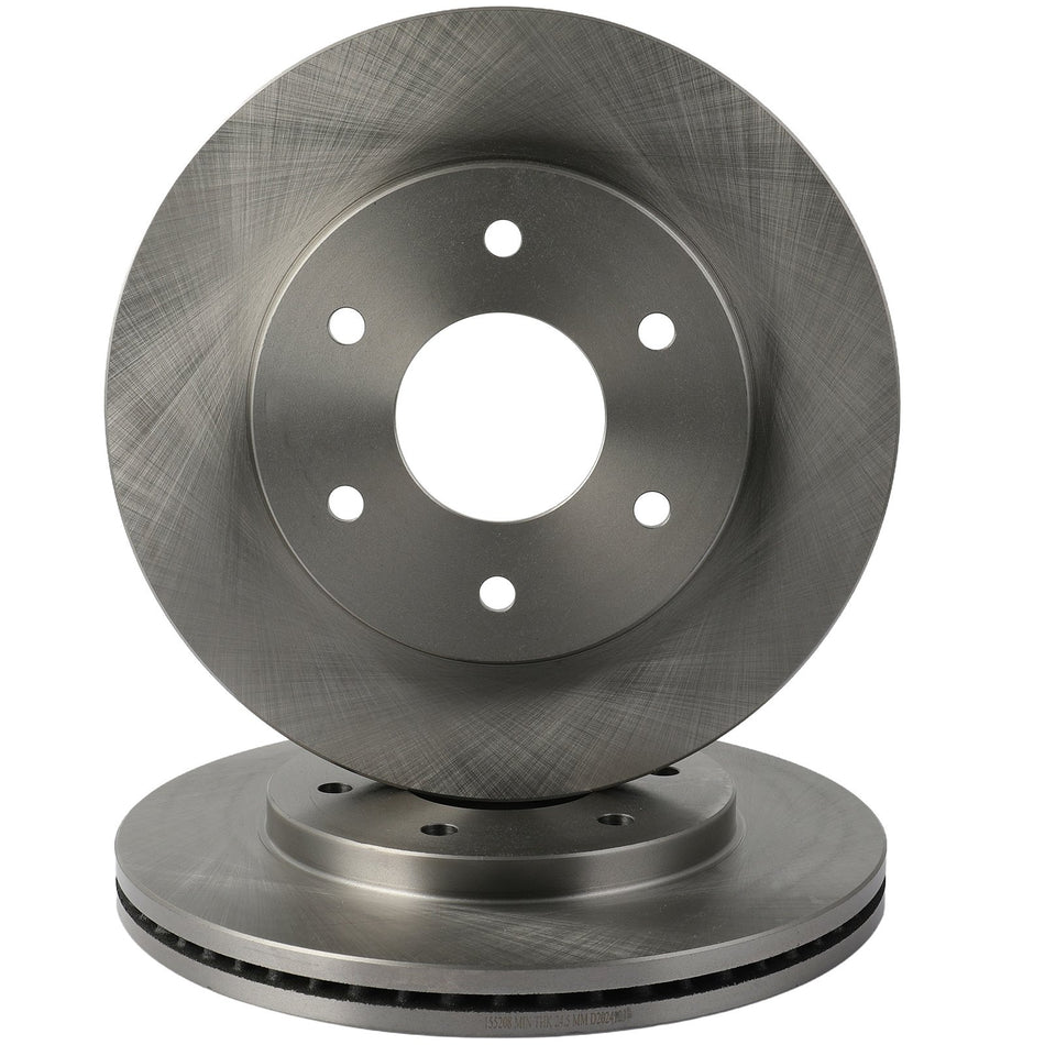 Front Brake Discs Rotors For Infiniti QX56 2004-2005 For Nissan Armada Titan