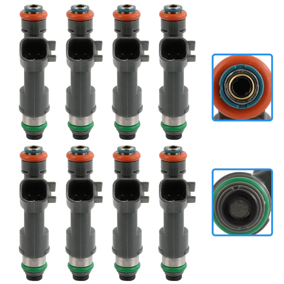 8pcs Fuel Injectors Fit Volvo S80 2008-2010 XC90 2005-2011 V8 4.4L