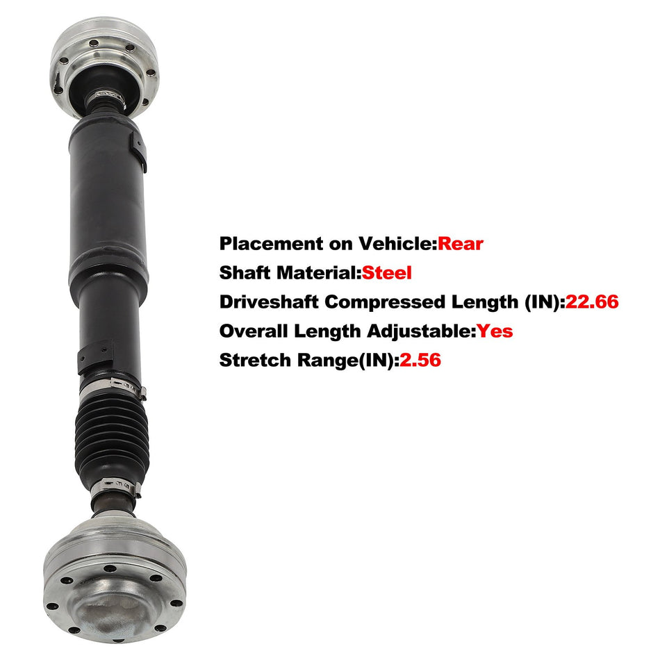 Drive Shaft Assembly for Jeep Wrangler 2012-2018,JK 2018 V6 3.6L 590mm 65-3065