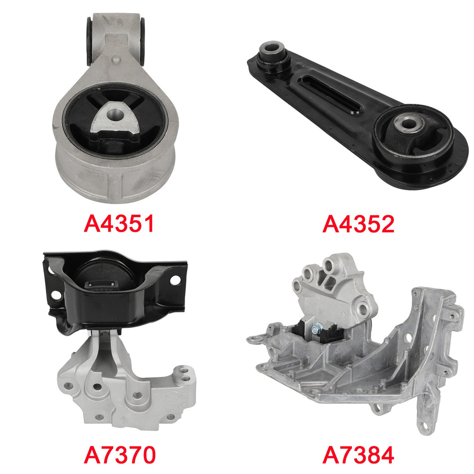 9452 9453 9856 Engine Motor Mount Fits 2008-2013 Rogue L4 2.5L FWD For Nissan