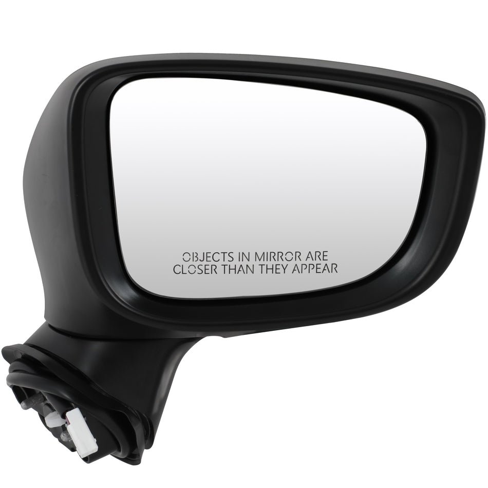 For MAZDA 3 2017-19 Black Power Turn Signal Light 5 WireMirror Passenger