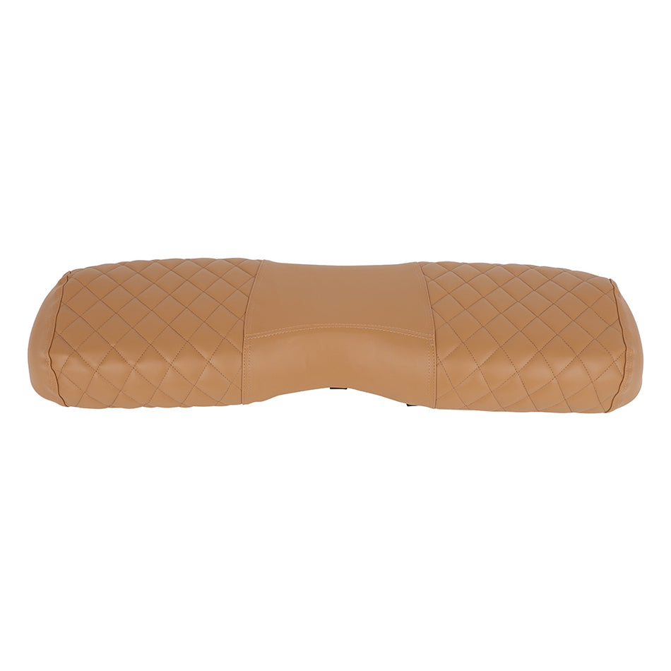 For EZGO TXT Leather Cover Golf Cart Front Seat Cover Brown Checkered