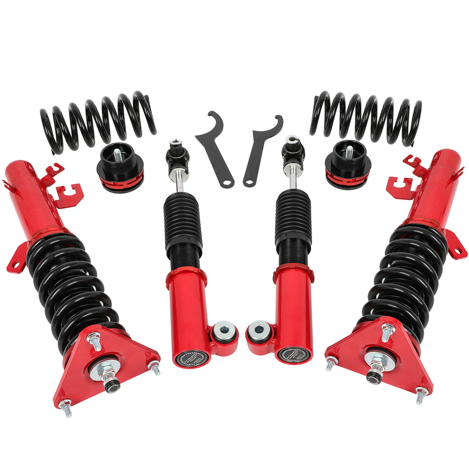 Red Coilovers Struts Shocks Suspension Kits For 2014-2019 Nissan Rogue FWD