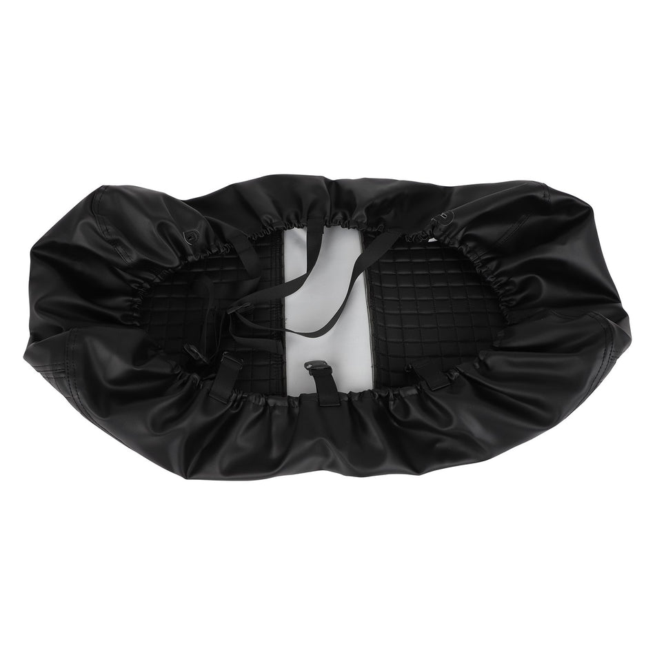 Golf Cart Front Seat Cover Black Checkered Fits EZGO TXT Leather Cover