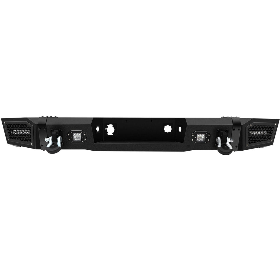 Rear Bumper Steel Assembly Complete For Chevy Silverado 2500 3500 HD 2011-2014
