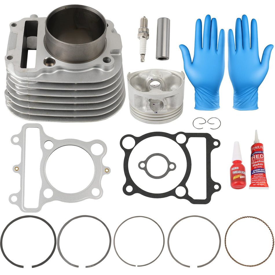 Cylinder Piston Gasket Top End Kit New For Yamaha XT225 TTR225 TTR230 70mm ATV