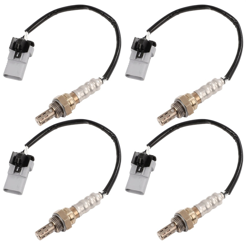 4x Up & Down O2 Oxygen Sensor For Cadillac Chevrolet GMC Sierra Buick Enclave