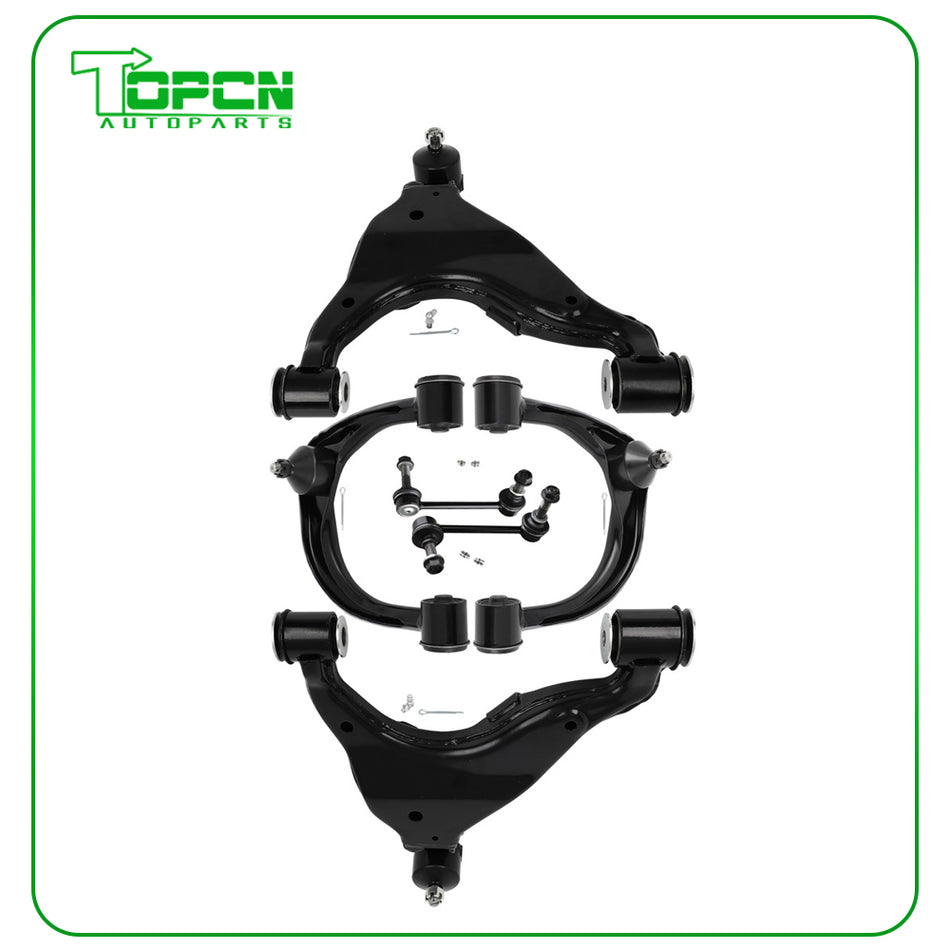 Front Upper & Lower Control Arm Ball Joint Sway Bar For 2005-2015 Toyota Tacoma