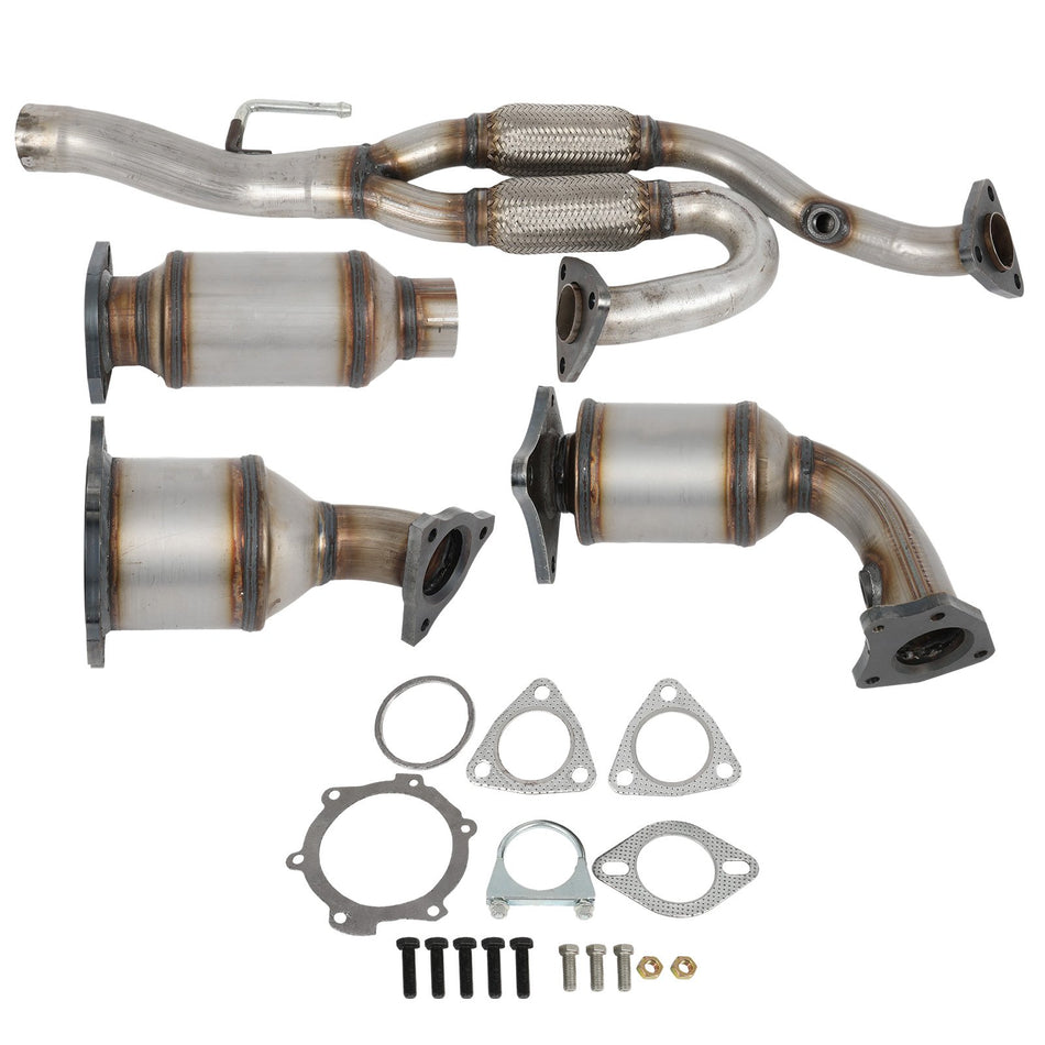 Catalytic 3PCS For 2004-2006 For Nissan Maxima 3.5L 2004-2009 For Nissan Quest