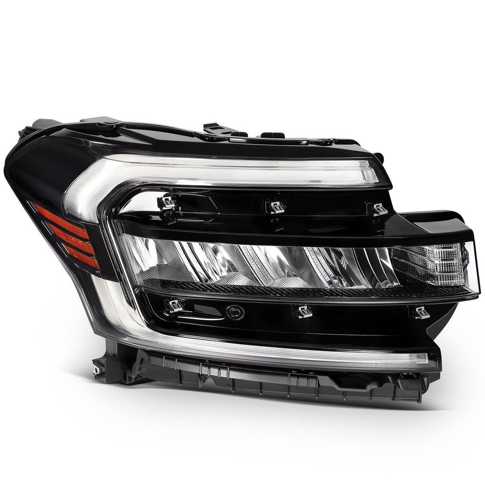 For Ford Expedition 3.5L 2022-2024 LED Black Headlight Assembly Set Right Side