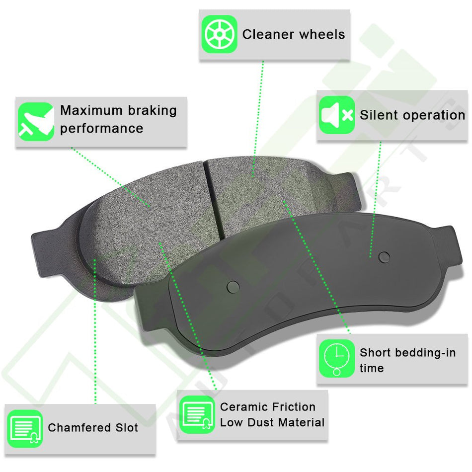 Brake Pads Rear For Nissan Pathfinder For Infiniti QX60 21-23 For Nissan Rogue