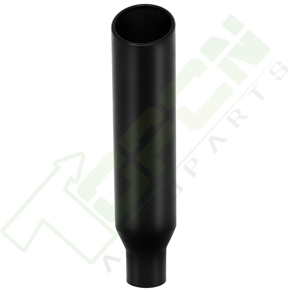 Black Exhaust Tip 2.5inch Inlet - 4inch Outlet - 18inch Long stainless steel