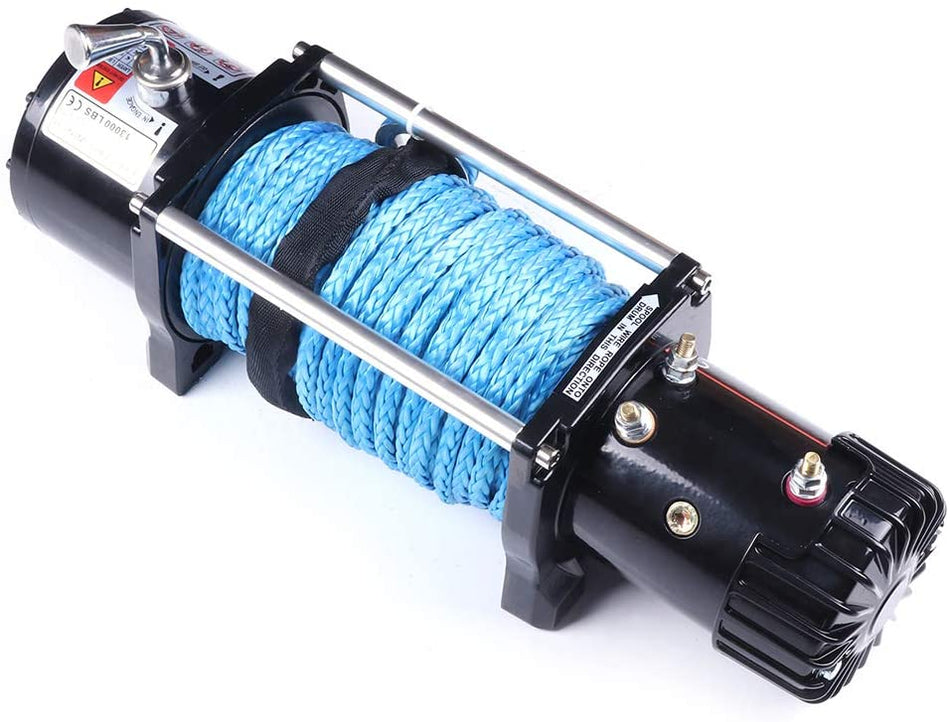 OFA 12V 13000LBS Electric Winch Synthetic Rope Truck OFFROAD Trailer 4WD