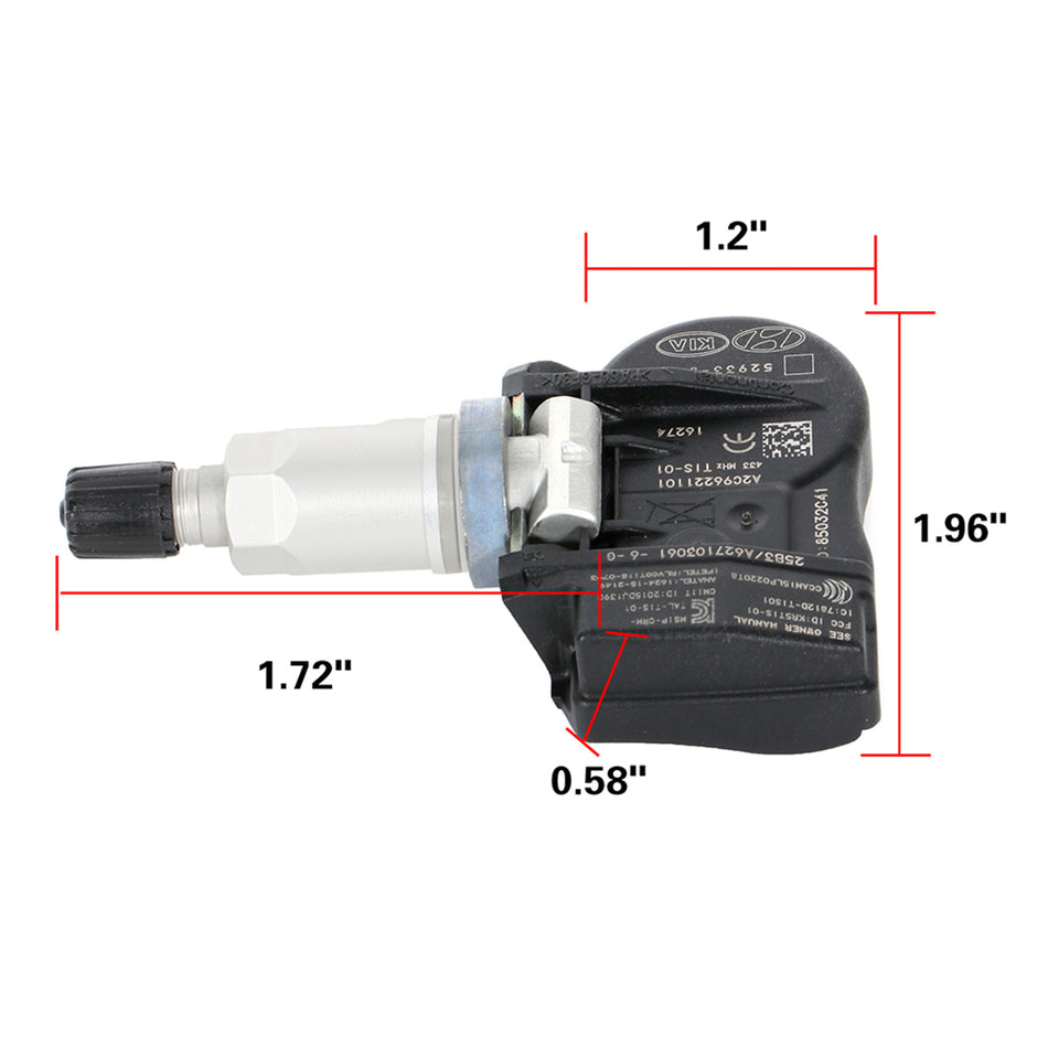 1 Pcs TPMS Tire Pressure Monitoring Sensors For Hyundai For Kia 52933-D4100