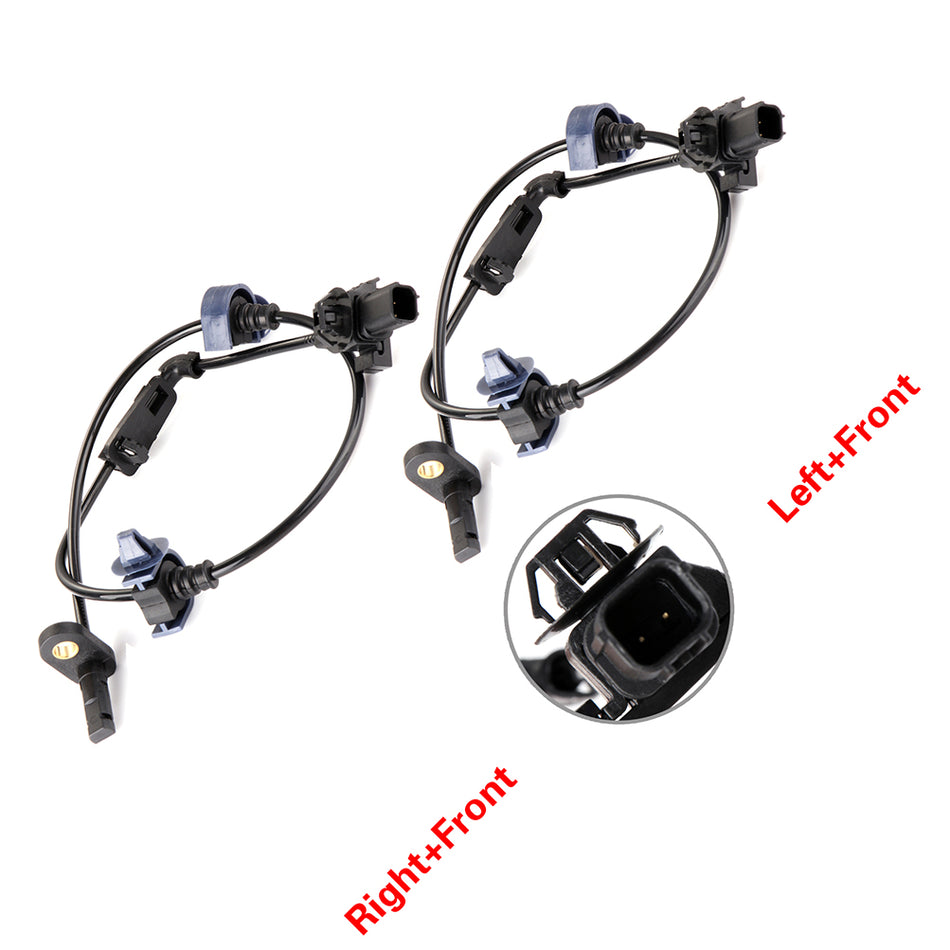 Pair Of Fits Honda Civic 06-11 LX DX DX-G Hybrid Front ABS Wheel Speed Sensor