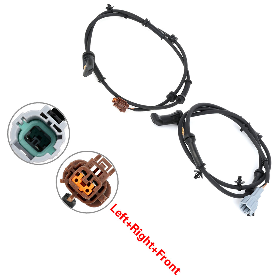 2 Pcs of Front ABS Wheel Speed Sensor Assembly For 2001-2004 For Nissan Xterra
