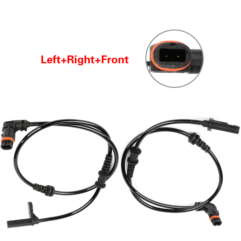 2 X Front Driver & Passenger ABS Speed Sensor For Mercedes-Benz C350 07 08 09-13