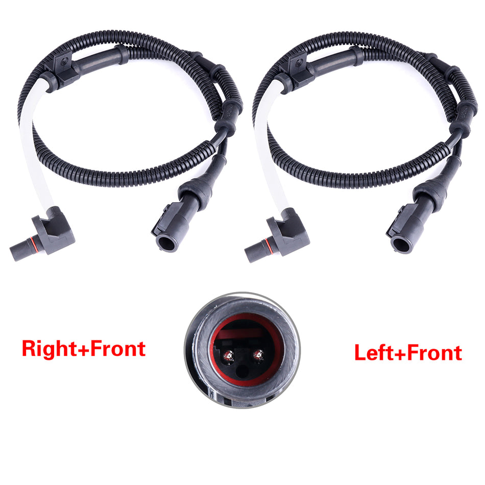 2 Pcs Front Driver or Passenger ABS Wheel Speed Sensor For 97-02 Ford Expedition