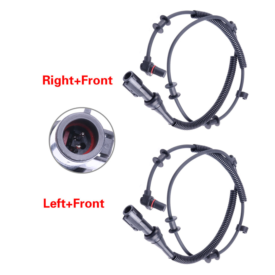 Set of 2 Front ABS Speed Sensor Fits Ford F-150 & 06-08 Lincoln Mark Lt 4WD