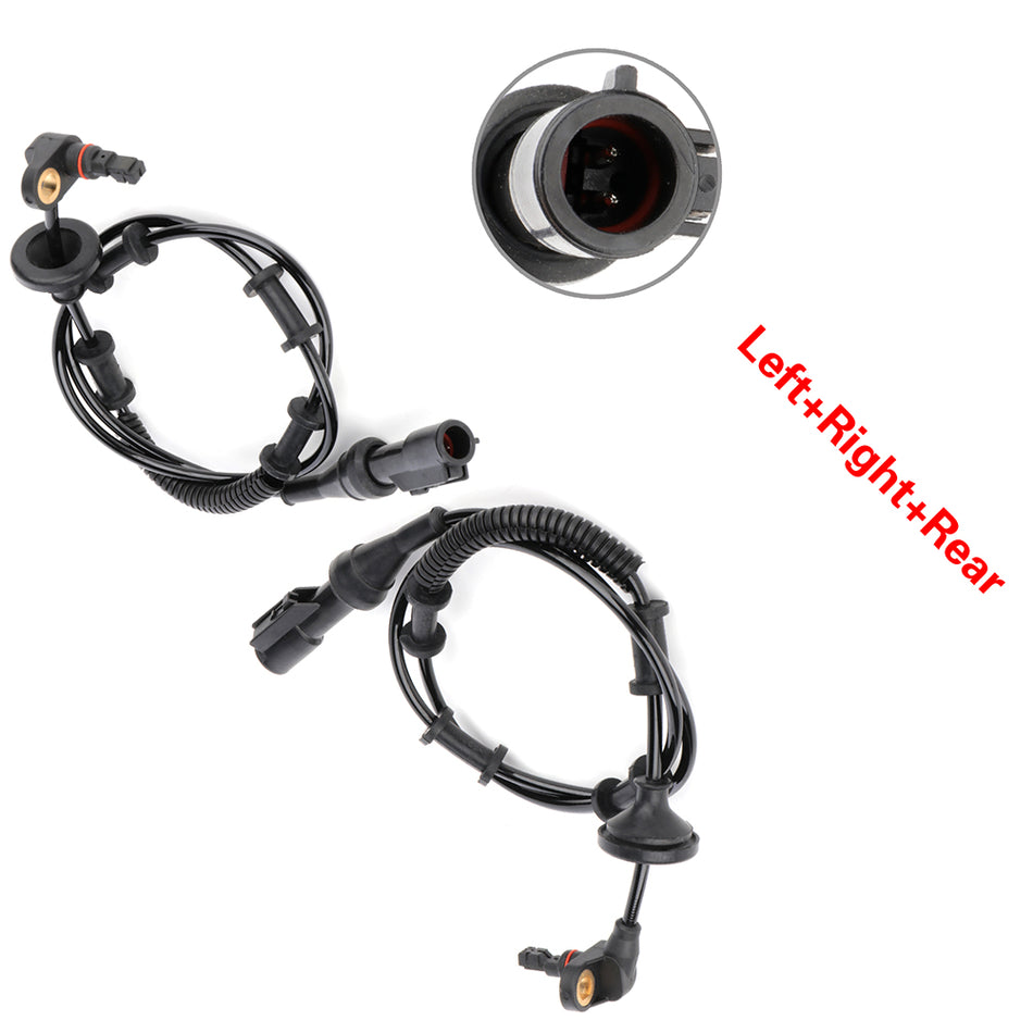Pair Of Rear Driver & Passenger ABS Speed Sensor Fits Ford Expedition 2003-2006