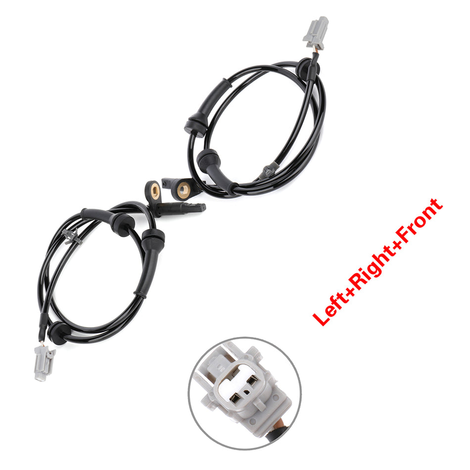 Set Front Driver & Passenger ABS Speed Sensor Fits Infiniti FX45 2003 2004-2008