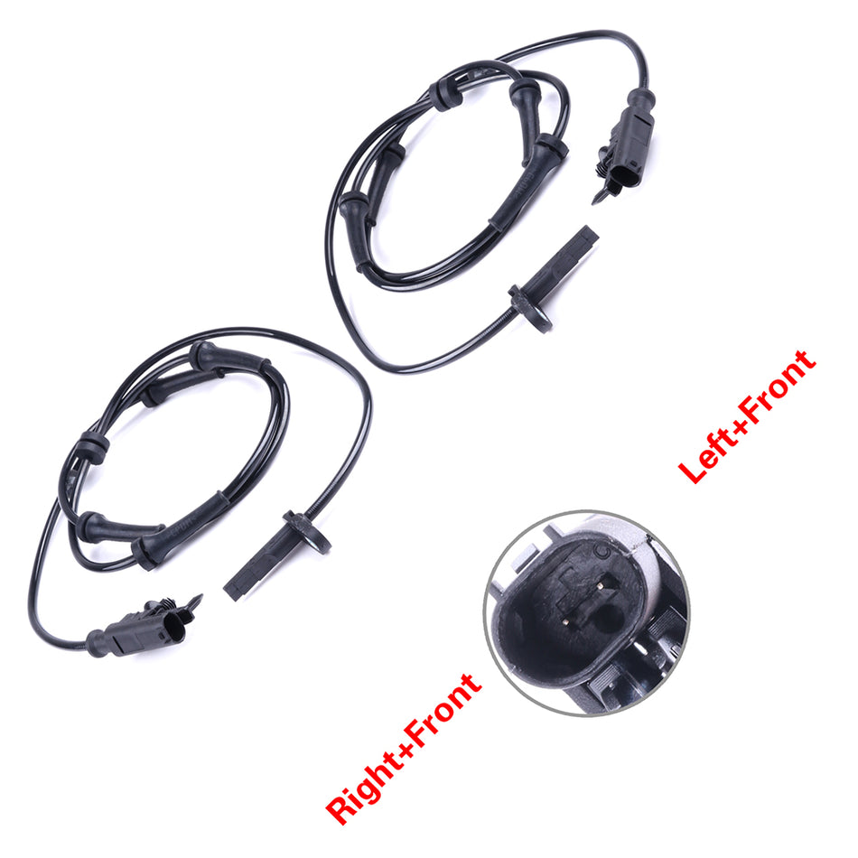 Pair 2 For Infiniti G25 2011-2012 Front Left And Right ABS Wheel Speed Sensor