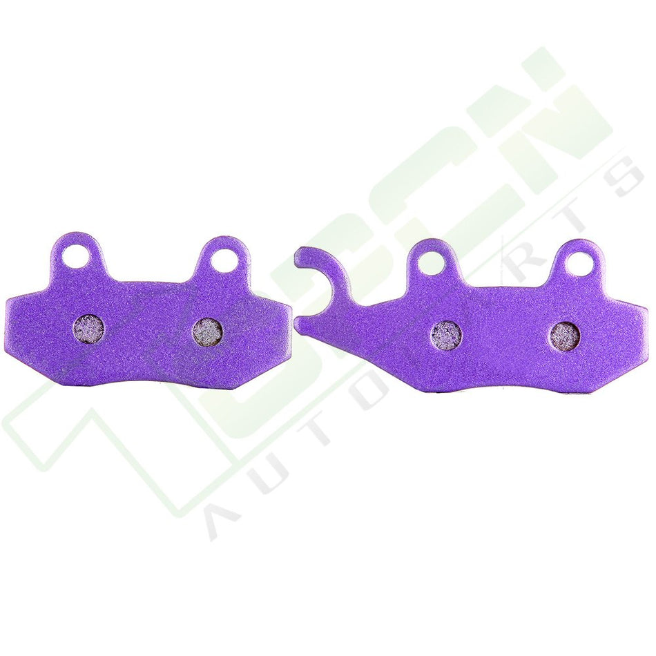 Front Carbon fiber Brake Pads for 2008-2012 Yamaha Rhino 700 YXR700F 4x4 FI