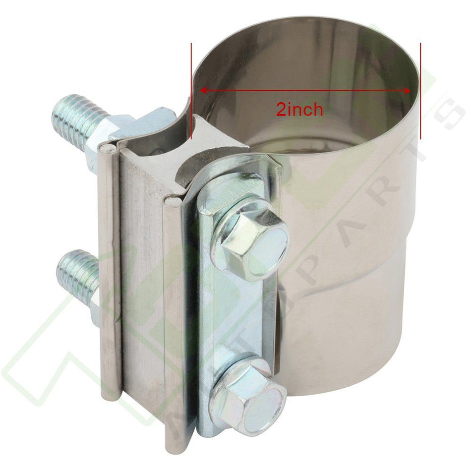 2inch In Iron Lap Joint Exhaust Clamp for Catback Muffler Downpipe