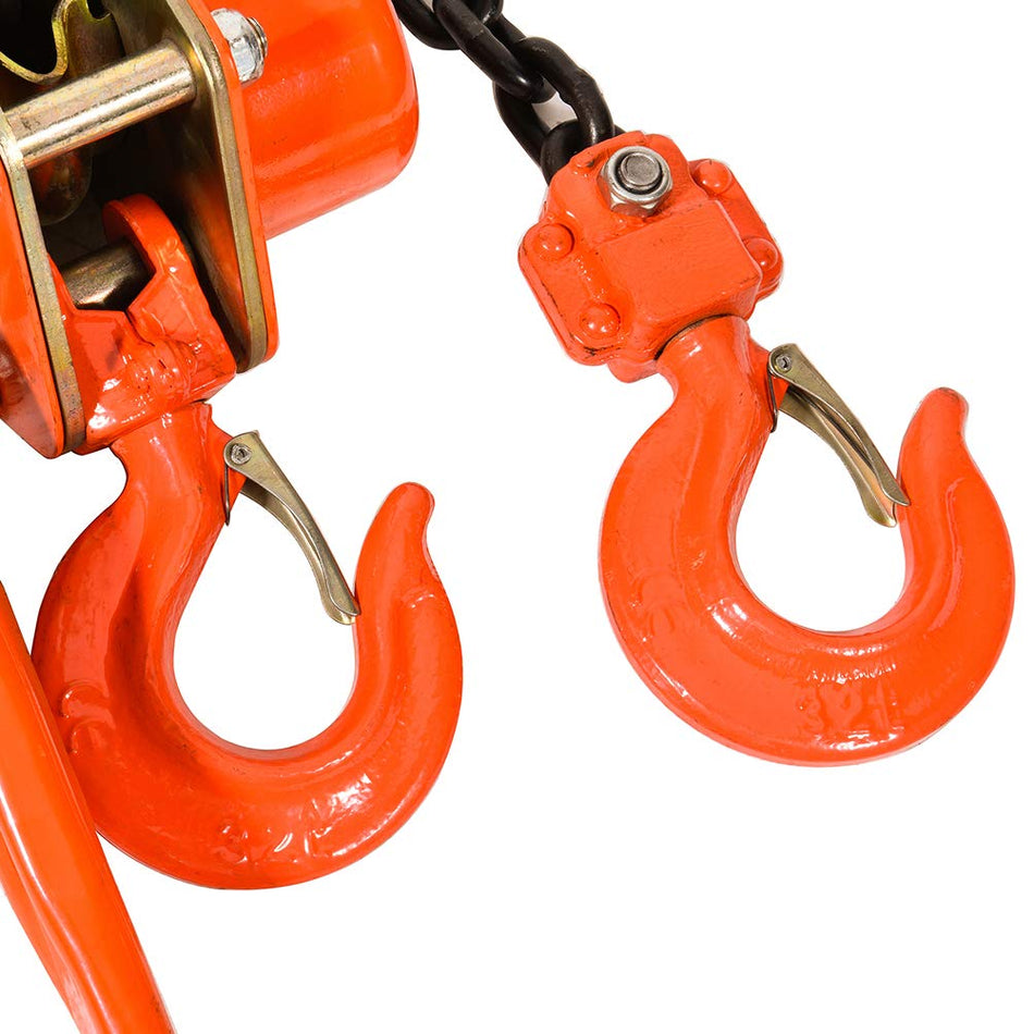 3 Ton Chain Lever Block Hoist Come Along Ratchet Lift 6600LBS 5FT Puller Pulley