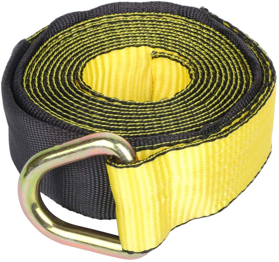 4Pcs 12' Lasso Straps Tire Wheel Tie Down Wrecker Car Hauler Tow Truck Strap New