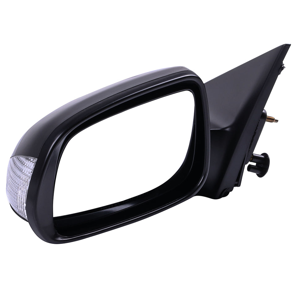 2010 Scion TC Driver Side View Mirror Black With Turn Signal Power Adjustment Non-Fold