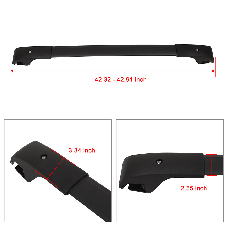 2007-2017 Jeep Patriot Luggage Carrier Cargo Roof Rack Cross Bar-2Pcs